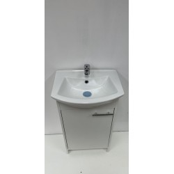 Kast met  wastafel, 45 cm, wit